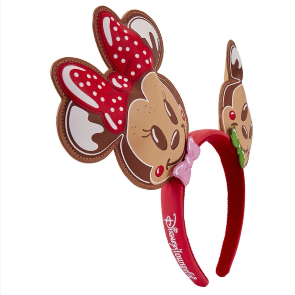 Loungefly Minnie and Mickey Mouse Backpack/Ears SET - Picture 6 of 12